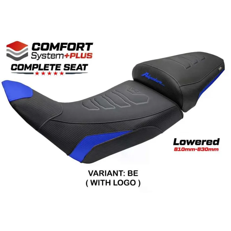 Consegna Rapida Complete seat TPZ Italia Specific HonPer for Africa Twin 2020-2025 Model Asmara Comfort System Plus - Lowered