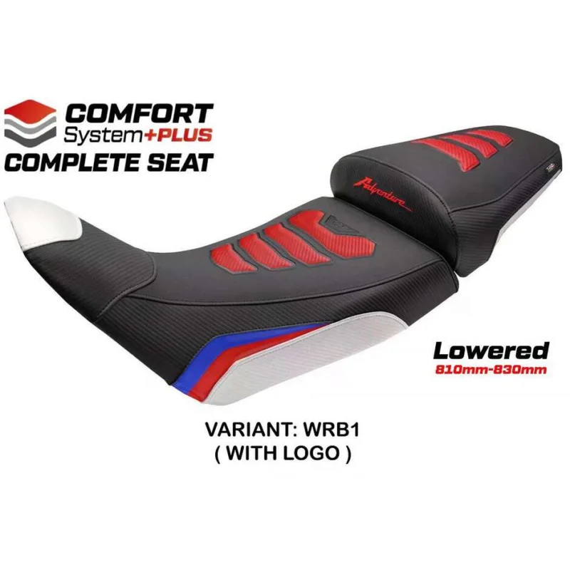 Prezzo Conveniente Complete seat TPZ Italia Specific HonPer for Africa Twin 2020-2025 Model Asmara Comfort System Plus - Lowered