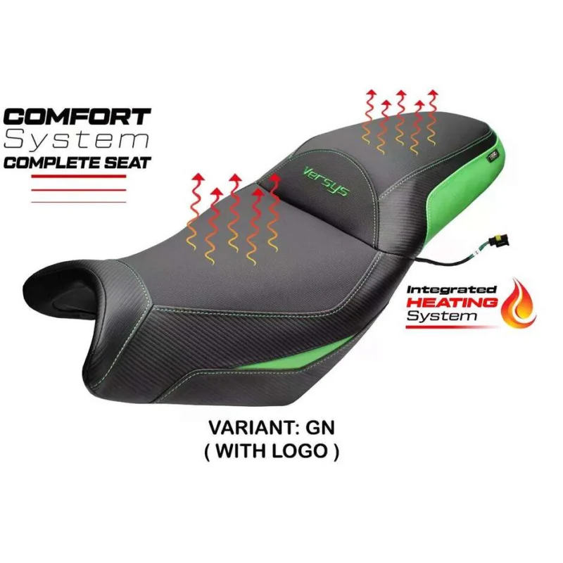 Complete seat TPZ Italia Specific KawPer asaki Versys 650 2007-2025 Model Gojo Complete Heating Comfort Seat Prezzo Scontato