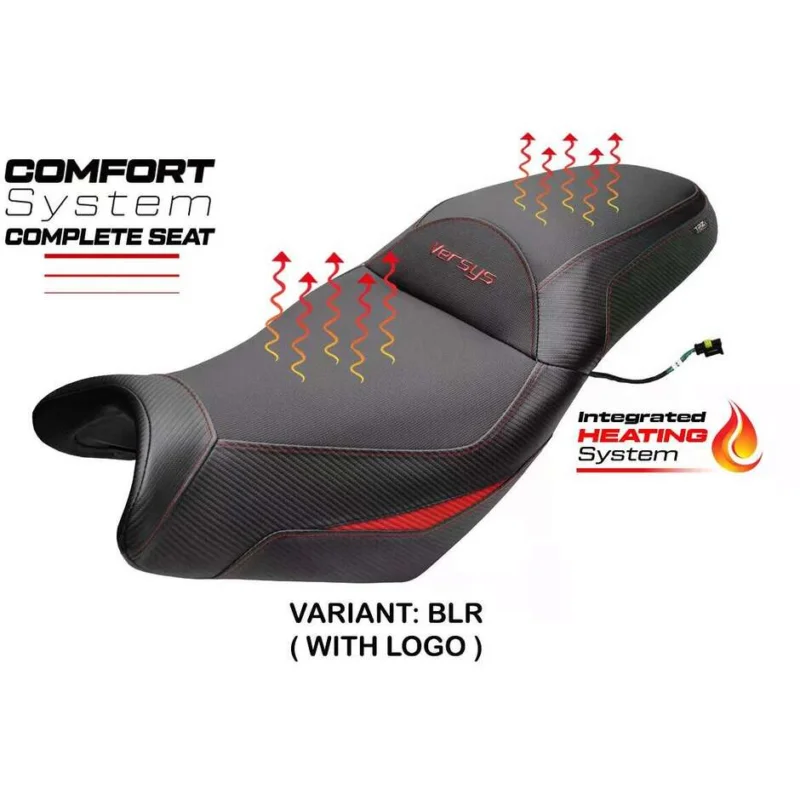 Complete seat TPZ Italia Specific KawPer asaki Versys 650 2007-2025 Model Gojo Complete Heating Comfort Seat Spedito Oggi