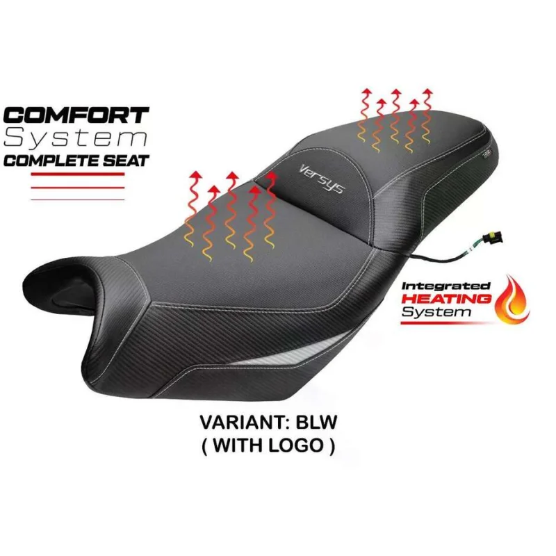 Complete seat TPZ Italia Specific KawPer asaki Versys 650 2007-2025 Model Gojo Complete Heating Comfort Seat Compra Oggi Stesso