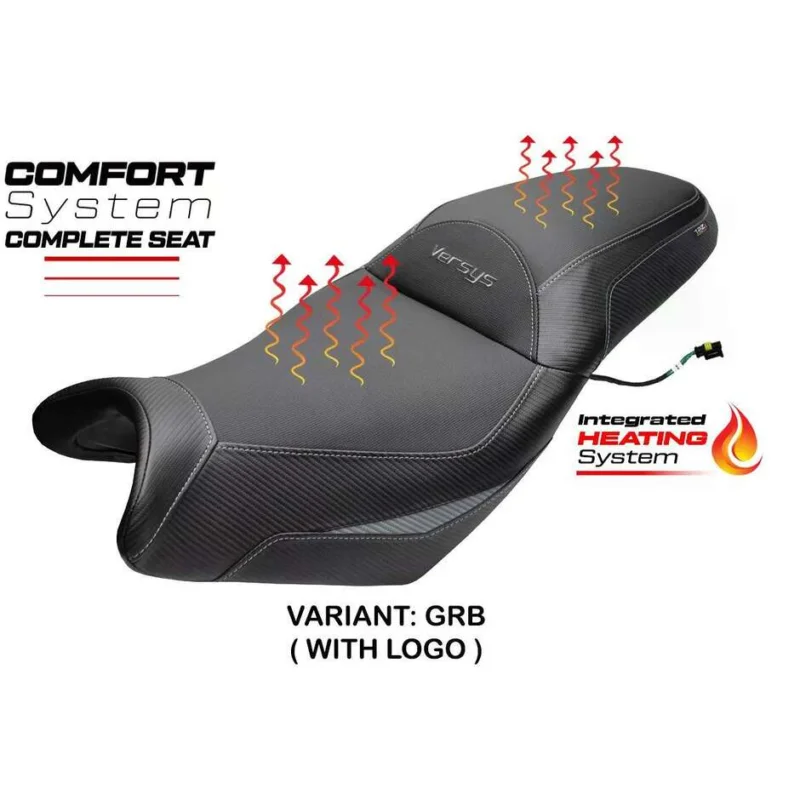 Complete seat TPZ Italia Specific KawPer asaki Versys 650 2007-2025 Model Gojo Complete Heating Comfort Seat Direttamente Dal Produttore