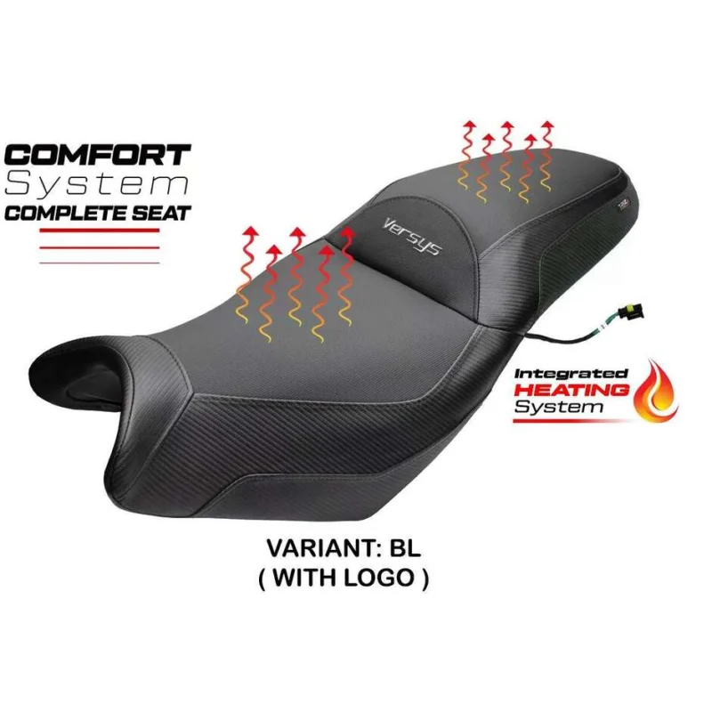 Ultima Occasione Complete seat TPZ Italia Specific KawPer asaki Versys 650 2007-2025 Model Gojo Complete Heating Comfort Seat