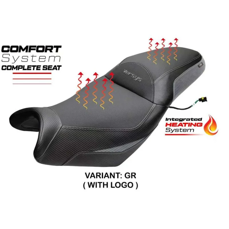 Complete seat TPZ Italia Specific KawPer asaki Versys 650 2007-2025 Model Gojo Complete Heating Comfort Seat Must-Have