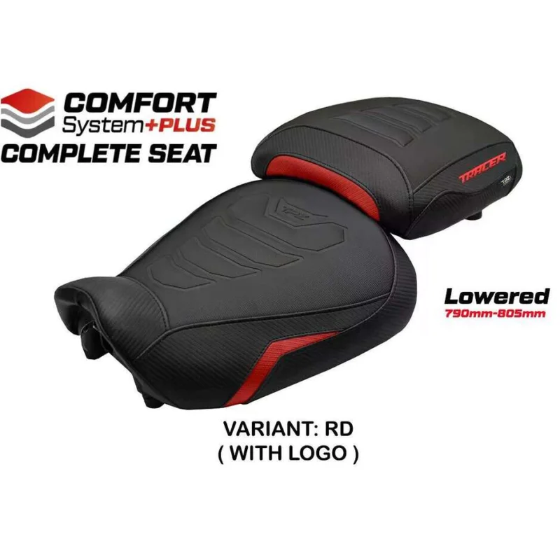 Ultimissimo Modello Complete seat TPZ Italia Specific YamFor aha Tracer 9 / 9 GT 2021-2024 Model Naha Complete Comfort System Plus - Lowered