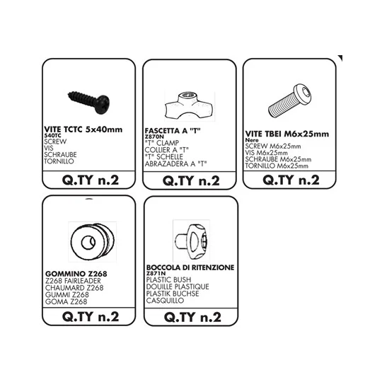 Connection kit for 3106DT Givi D267KIT For SUZUKI Burgman 125-200 (06 > 13) / Burgman 125-200 (14 > 21) Offerta Del Giorno