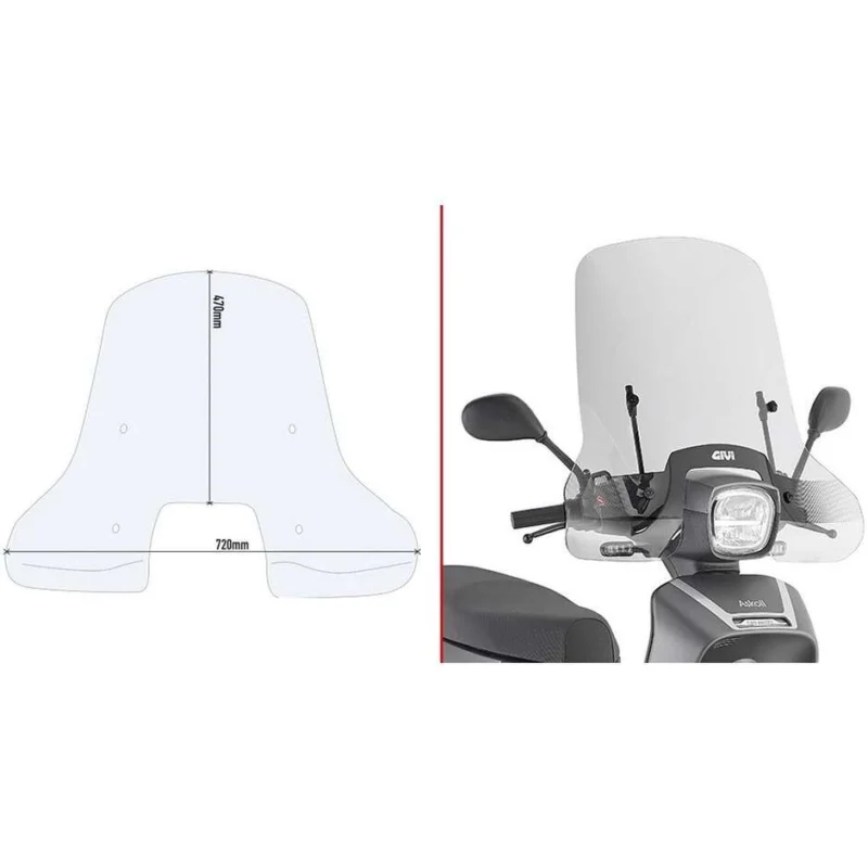 Acquista Ora Connection kit for 9031A Givi A9031A For ASKOLL NGS1-NGS2-NGS3 (20 > 24)