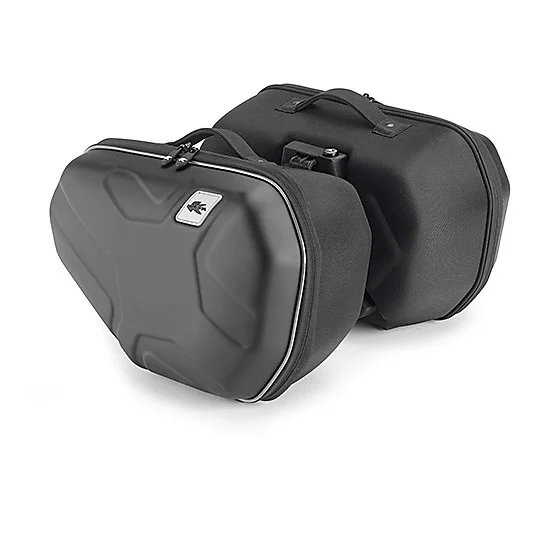 Sconto Couple Bags Moto Side Kappa RA314 Black thermoformed
