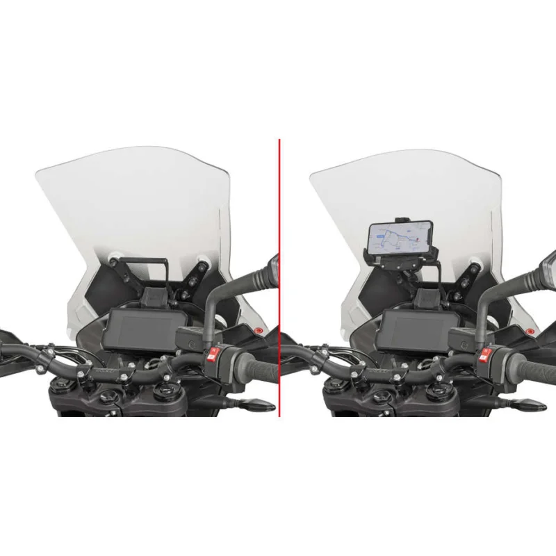 Compra Adesso Crossbar to be mounted behind the windshield to install the S902A, S920M, S920L, S95KIT and Givi FB7710 GPS-smartphone holder For KTM 790 Adventure / R (19 > 20); 890 Adventure (21 > 22)