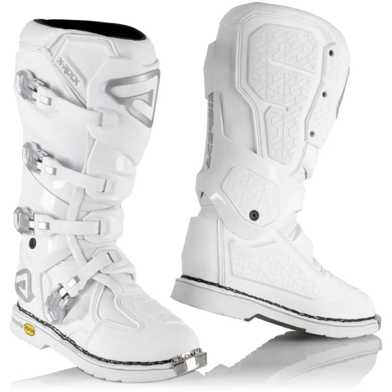 Soddisfatti O Rimborsati Cross Enduro CE Acerbis X-ROCK MM White Motorcycle Boots