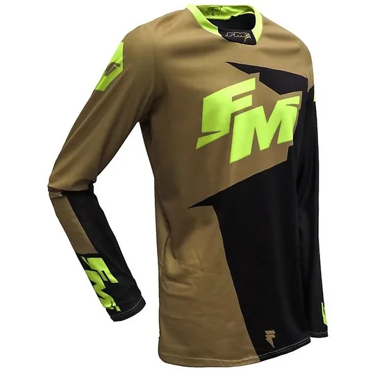 Cross Enduro Fm racing jersey X26 EXAGON 015 Fluo Yellow Gold Ultime Pezzi