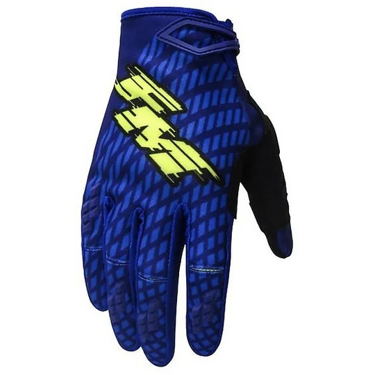 Cross Enduro Fm Racing X26 POWER 002 Blue Motorcycle Gloves Prezzo Conveniente