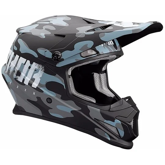Cross Enduro Moto Helmet Thor Sector Covert Midnight Promo Stagionale