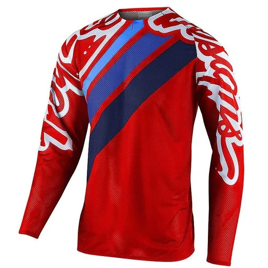 Cross Enduro Moto Jersey Troy Lee Design SE Pro Air SECA 2.0 Red Navy Occasione Imperdibile