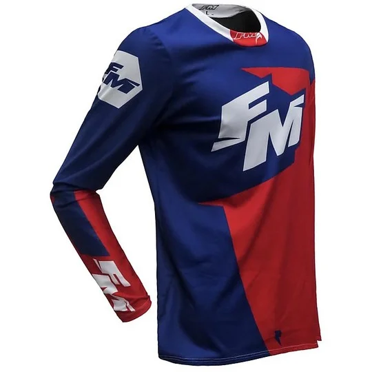 Promozione Cross Enduro Moto Racing Jersey X26 EXAGON 006 Red Blue