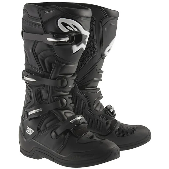 Nuovo Arrivo Cross Enduro Motorcycle Boots Alpinestars Tech 5 Black Black
