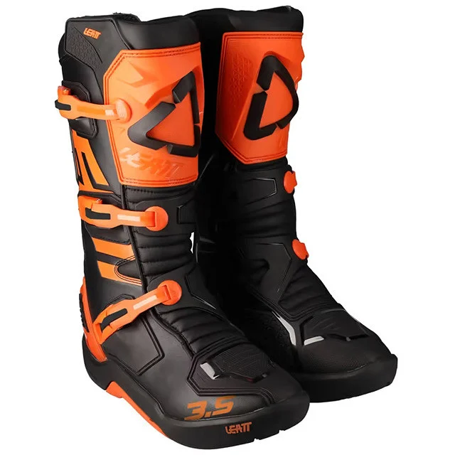Quantità Limitata Cross Enduro Motorcycle Boots LEATT 3.5 Orange Black