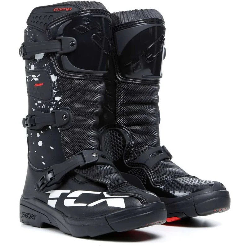 Spedizione Espresso Cross Enduro Motorcycle Boots Tcx 9103 COMP-KID Black White