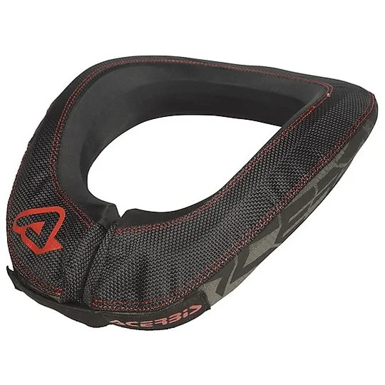 Prezzo Scontato Cross Enduro Motorcycle Collar Acerbis X-Round Adult Black Red
