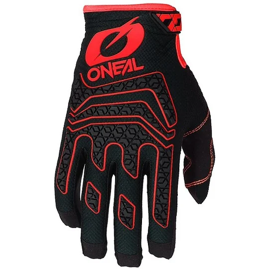 Cross Enduro Motorcycle Gloves Oneal Elite Glove Black Red A Buon Prezzo
