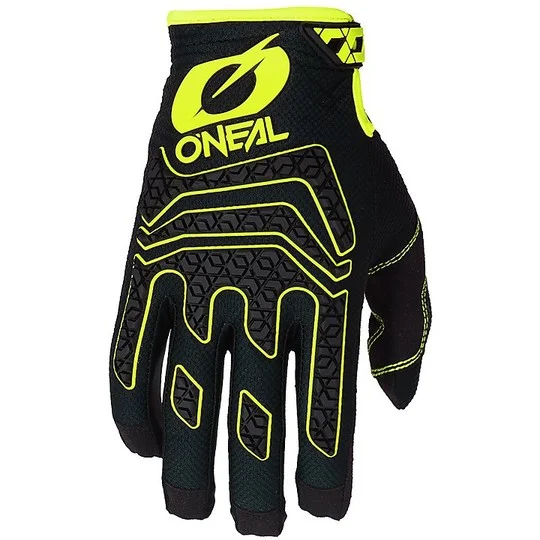 Cross Enduro Motorcycle Gloves Oneal Elite Glove Black Yellow Ordina Subito