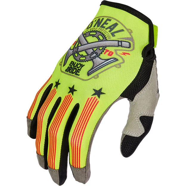 Promo Stagionale Cross Enduro Motorcycle Gloves Oneal MAYHEM Glove PISTON V.23 Yellow Black Red