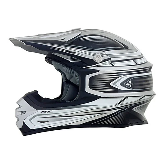 Cross Enduro motorcycle helmet AFX FX-21 Black Silver Multicolor Novità