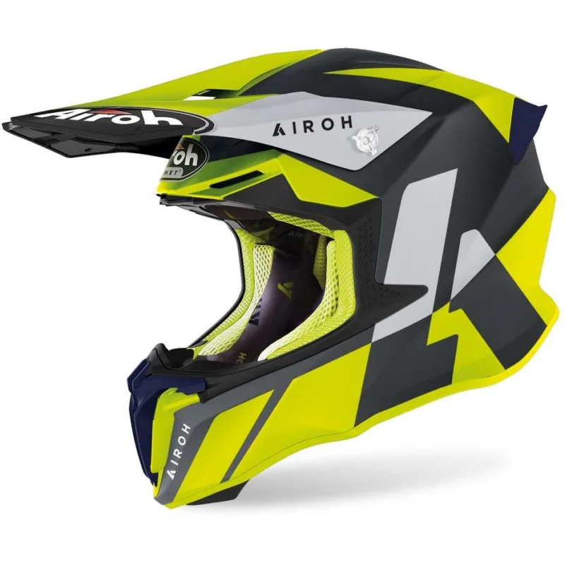 Cross Enduro Motorcycle Helmet Airoh TWIST 2.0 Lift Matt Yellow Pagamento Sicuro