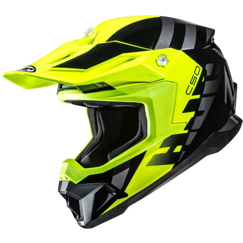 Cross Enduro Motorcycle Helmet Hjc C50 MIRAGE MC3H Nuova Collezione