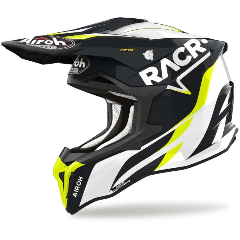 Offerta Limitata Cross Enduro Motorcycle Helmet in Airoh HPC Fiber STRYCKER RACR Glossy