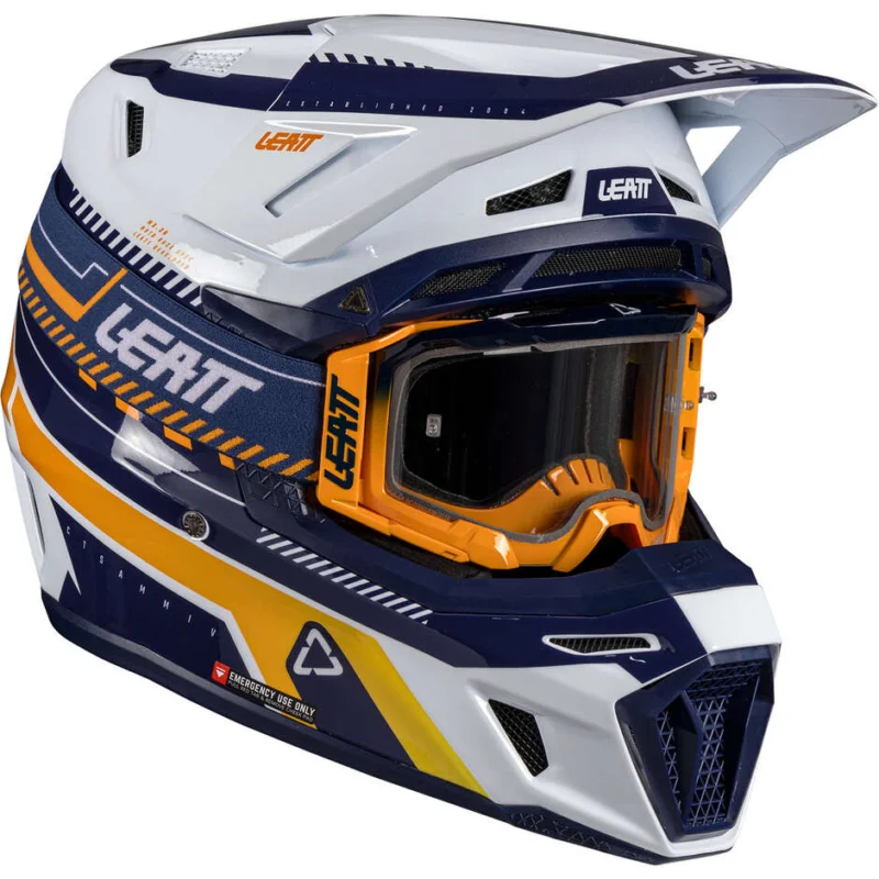 Cross Enduro Motorcycle Helmet KIT 8.5 - V26 Leatt Orange Non Perdere