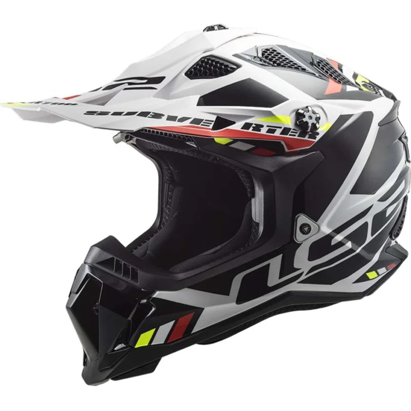 Offerta Speciale Cross Enduro Motorcycle Helmet Ls2 MX700 SUBVERTER EVO STOMP White Matt Black