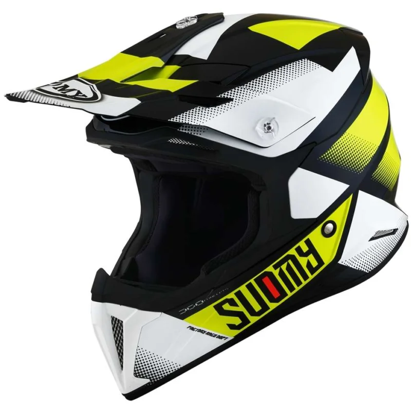 Prezzo Scontato Cross Enduro Motorcycle Helmet Suomy X-WING GRIP Black Yellow