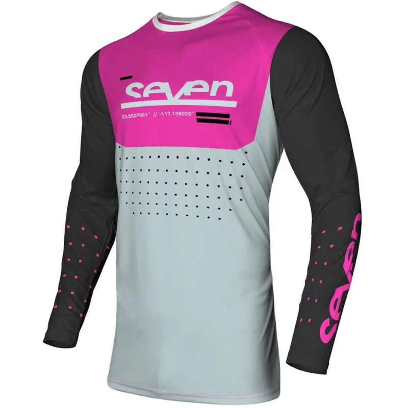 Must-Have Cross Enduro Motorcycle Jersey SEVEN MX VOX APERTURE Mist