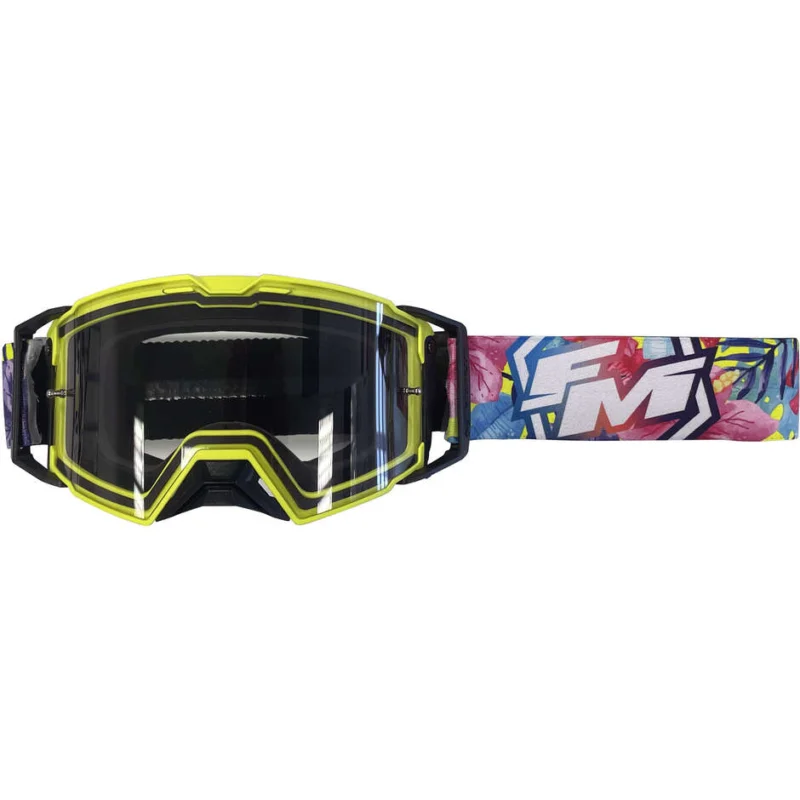 Cross Enduro Motorcycle Mask Fm Racing VISION Hawaii LImited Edition Sconto
