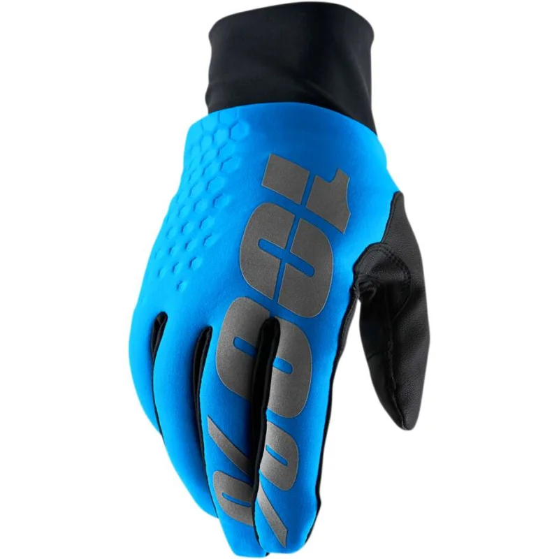 Prezzo Basso Cross Enduro MTB Motorcycle Gloves 100% HYDRO BRISKER WP Cyan