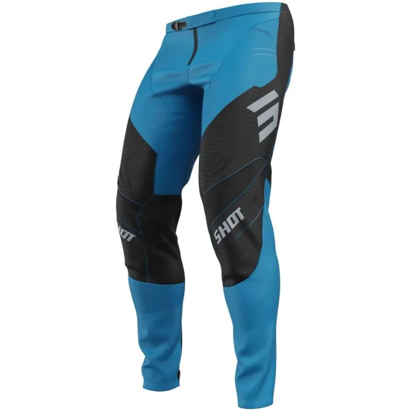 Cross Enduro Shot CONTACT SHIELD Blue Motorcycle Pants Professionale