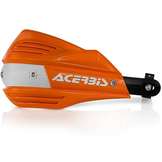 Offerta Limitata Cross Enduro Universal hand guards Acerbis X-Factor Orange White