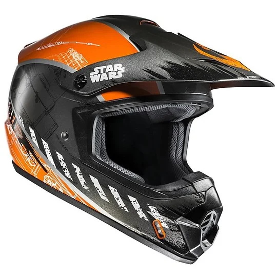 Cross Helmet Cross Helmet HJC CS-MX II Rebel X-Wing Star Wars Black Orange Prezzo Ridotto