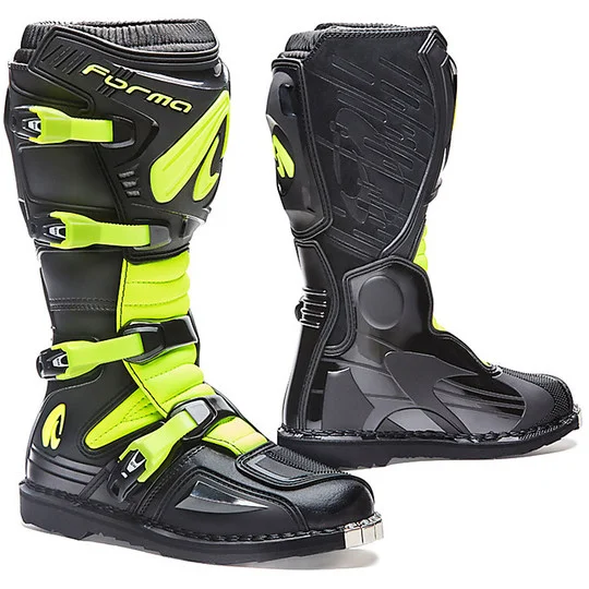 Occasione Imperdibile Cross Moto Cross Enduro Shape Terrain EVO Black Yellow Fluo