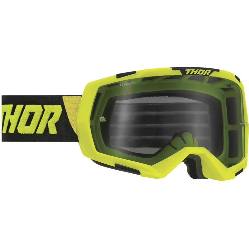 Crosso Enduro Thor Regiment Yellow Motorcycle Goggles Soddisfatti O Rimborsati