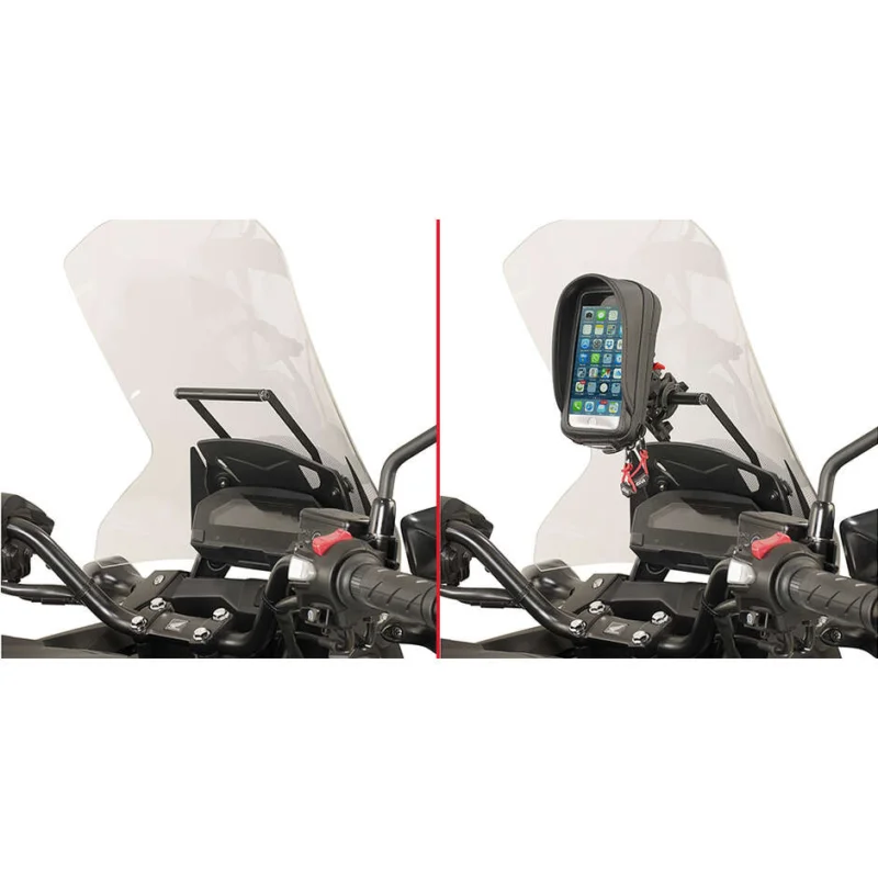 Compra Online Crosspiece to be mounted behind the windshield to install S902A, S920M, S920L, S95KIT and Givi FB1146 GPS-smartphone holder For HONDA NC750X (16 > 20)