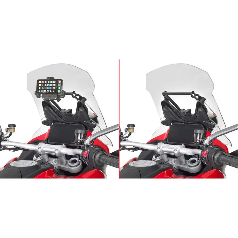 Offerta Crosspiece to be mounted behind the windshield to install S902A, S920M, S920L, S95KIT and Givi FB7413 GPS-smartphone holder For DUCATI Multistrada V4 - V4 S (21 > 26)