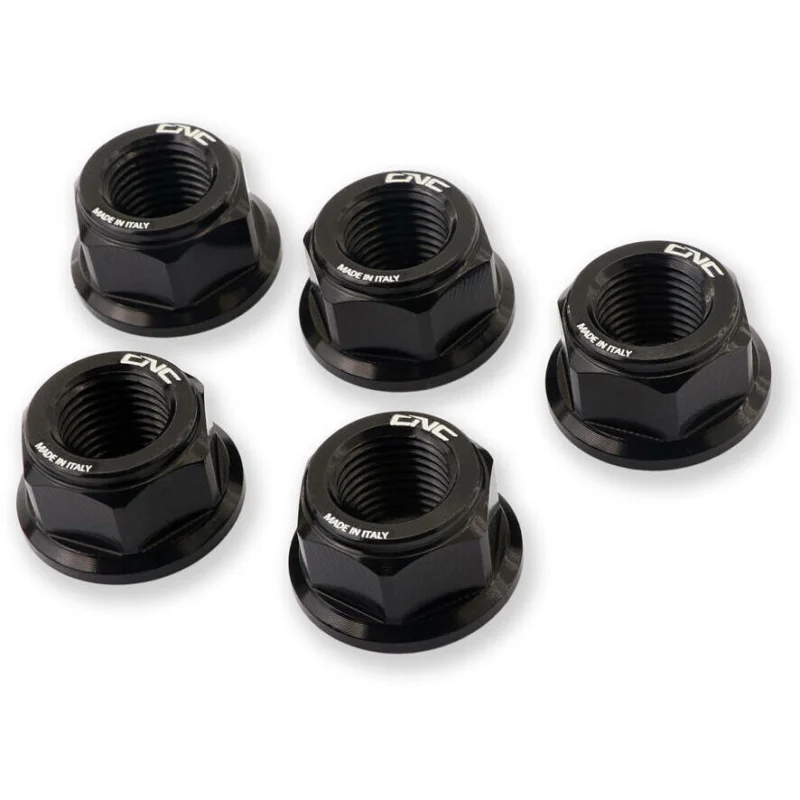 Consegna Rapida Crown Nuts DA386 M10x1.0 CNC Racing Black