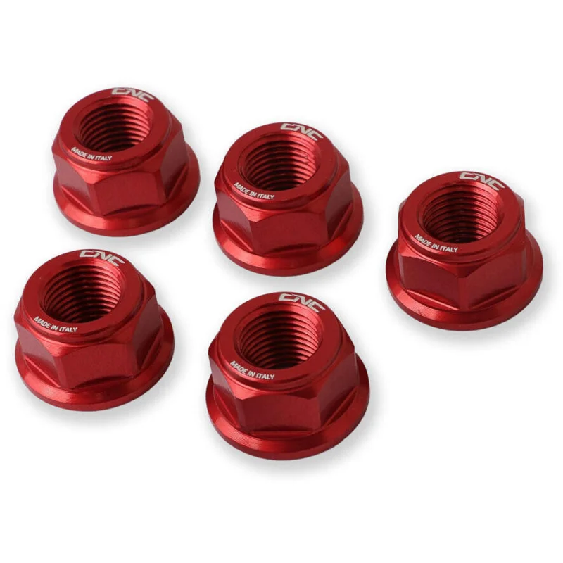 Compra Adesso Crown Nuts DA386 M10x1.0 CNC Racing Red