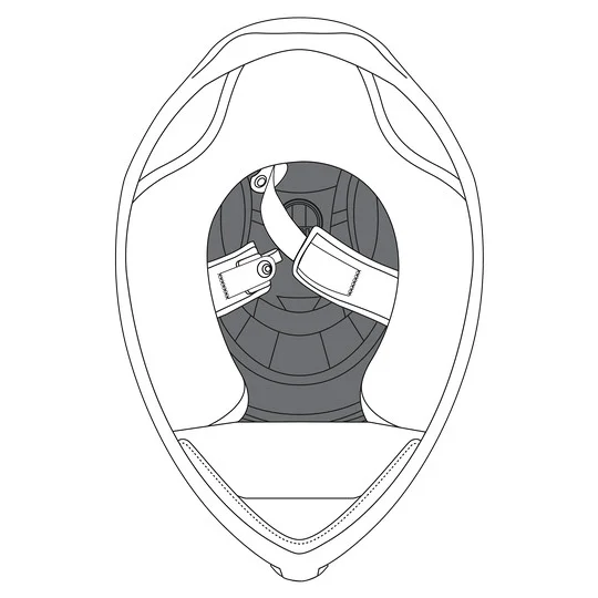 A Buon Prezzo Crown Pad Internal Headphone For Agv K5 S Helmet - Size XL (Ece 22.05)