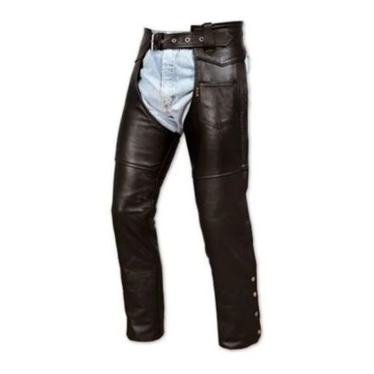 Custom Genuine Leather Motorcycle Pants A pro-Chap Lady Black Model Promo Stagionale