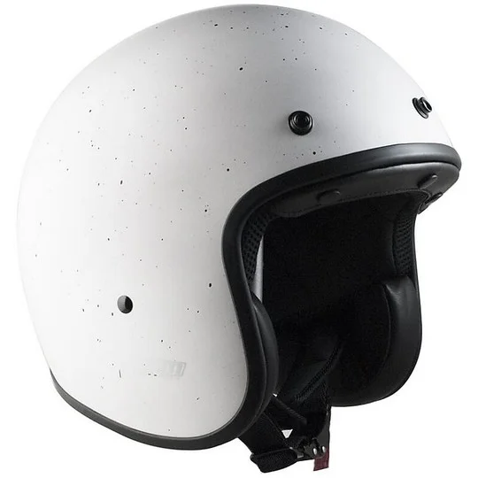 Scelto Dai Clienti Custom Jet Helmet Vintage Cgm Fiber 170 W Challenger Matt White