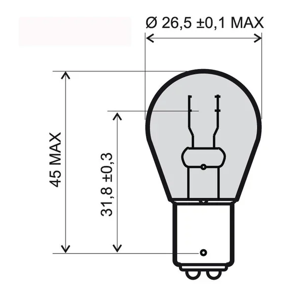 77220120 - LAMPADA STOP ROSSA 12V-21/5W Must-Have