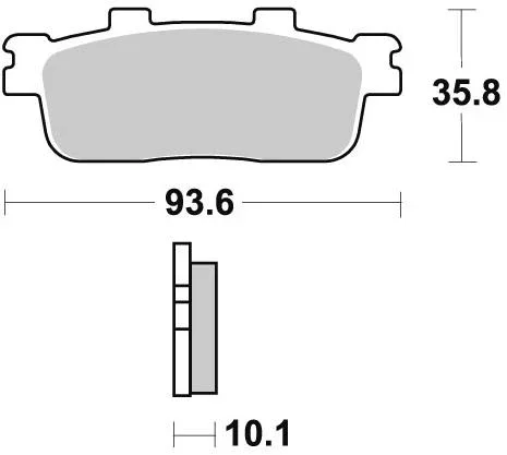 948SM1 - COPPIA PASTIGLIE FRENO SEMI METALLIC BRAKING PEOPLE GTISYM GTS JOYMAX HD2 Prezzo Conveniente